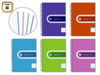 GOLDEN EXTRA CUADERNO T.F. A6 140H. MICROP. 318212