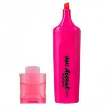 Rotulador Fluorescente Deli ES621 Rosa