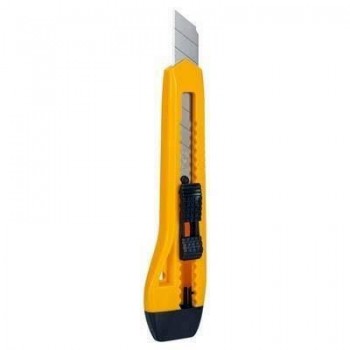 Cortador Cutter Deli 18MM. E2061 amarillo