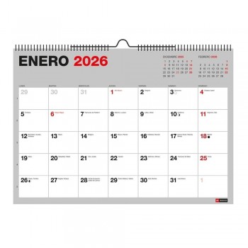 Calendario 18 meses Miquelrius 2025-2026 MR28397 Pared para escribir A3 420x296 Basico