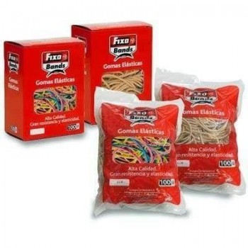 C.gomas elásticas Fixo Bands 100g 2x120mm