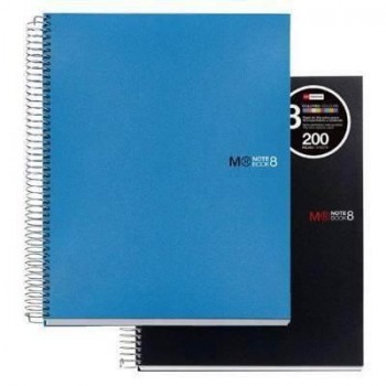 Cuaderno microperforado Note Book 8M polipropileno Miquelrius