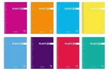 Bloc espiral Pacsa A4 100H plastipac cuadros 5X5 16683 90g