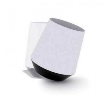 Papelera balanceo Made in Design Biel 17l diam 29,9x36cm blanco